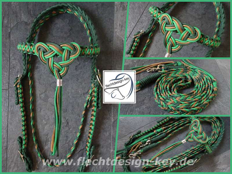 Flechttrense, Paracordtrense, Westerntrense geflochten