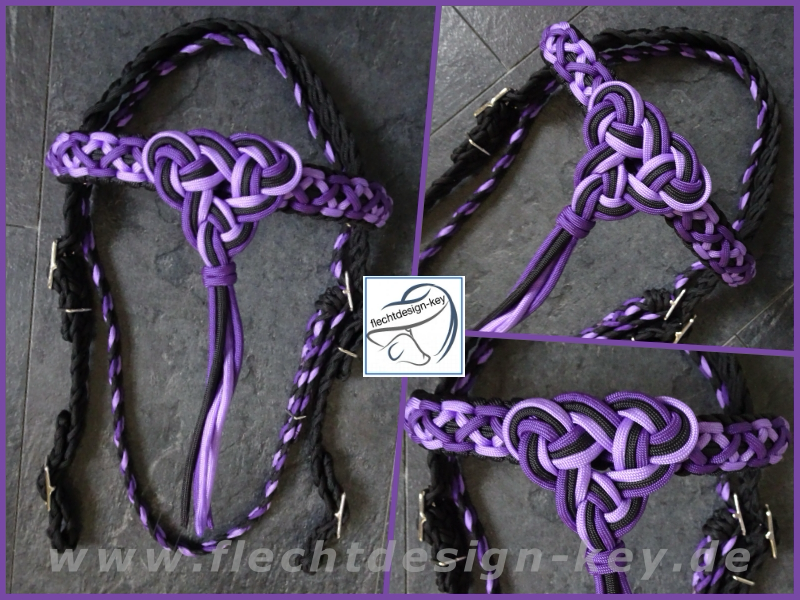 Westerntrense, Flechttrense aus Paracord geflochten