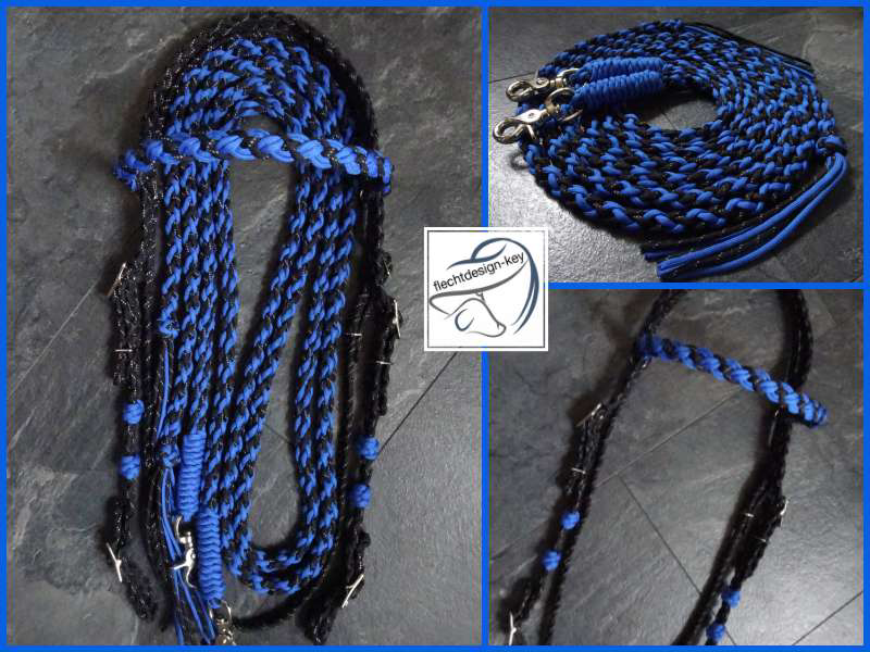 Paracord Trense, Flechttrense, Westerntrense geflochten