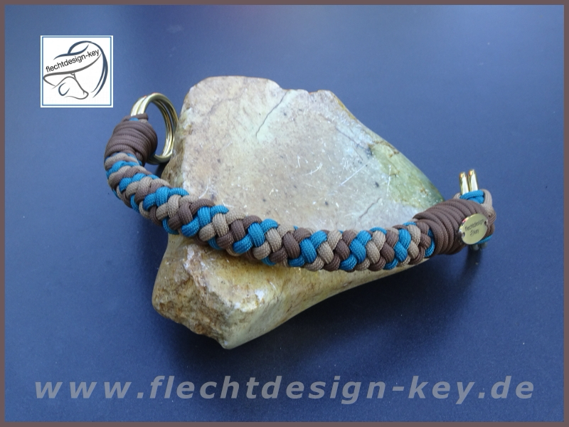 Sidepull-Nasenband aus Paracord rund geflochten, 6fach Katning