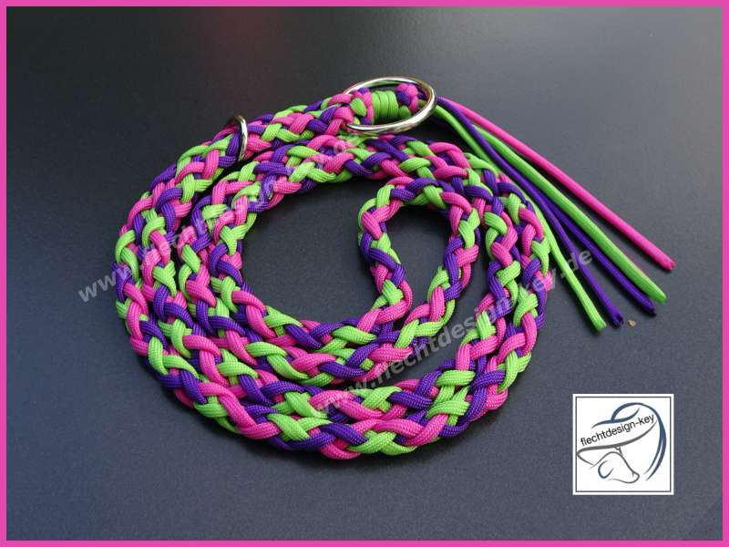 Halsring aus Paracord 6fach rund geflochten