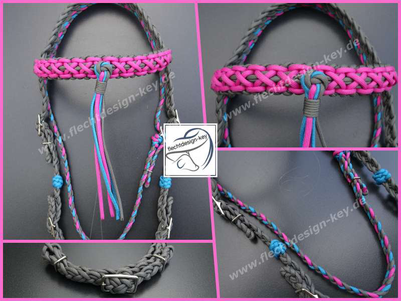 Westerntrense aus Paracord mit Kinnriemen