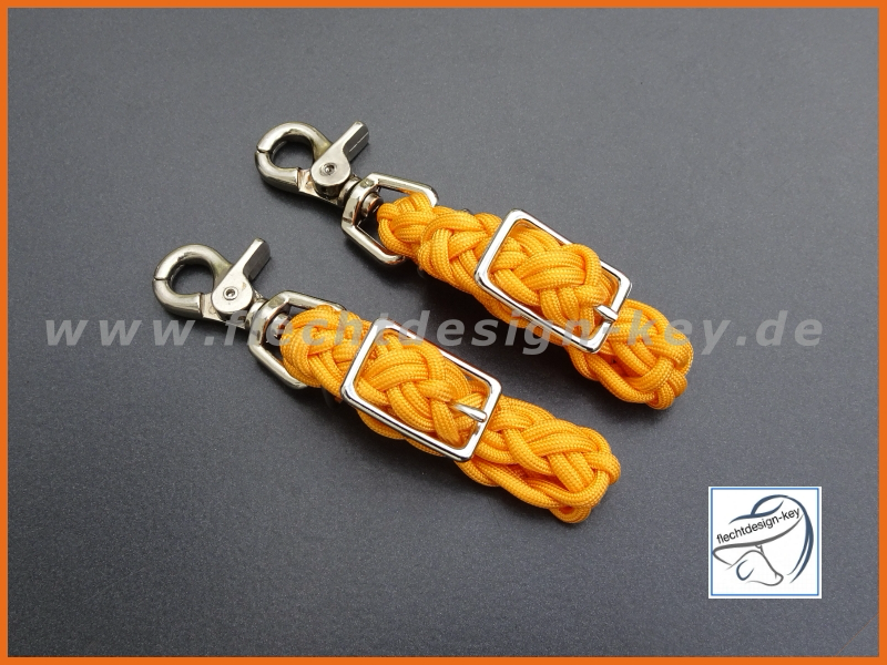 Steigbügelhalter flach geflochten aus Paracord