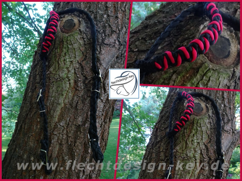 Westernzaum, Paracord Trense, Einohrtrense geflochten