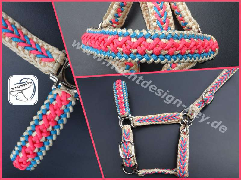 Halfter aus Paracord komplett geflochten