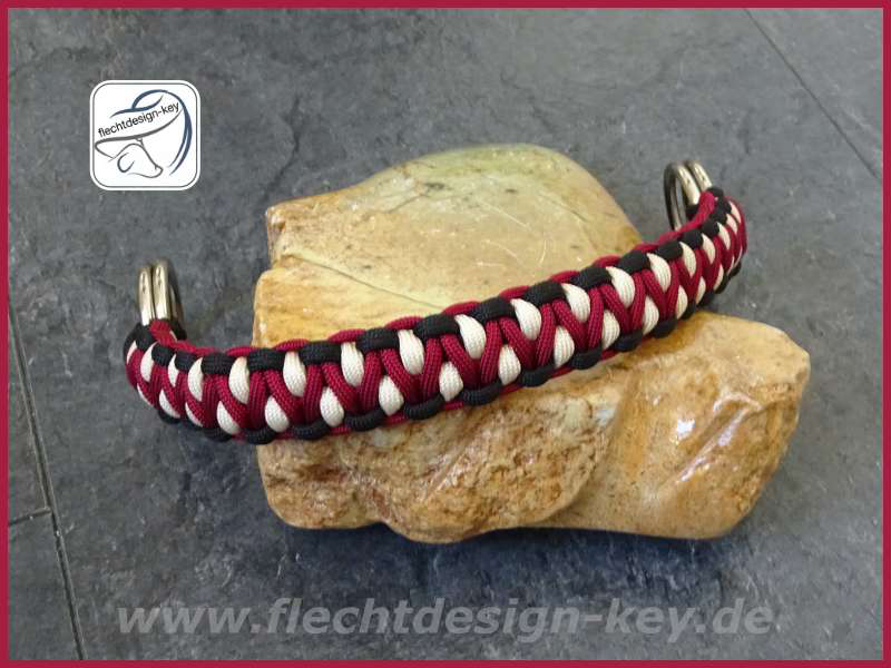 Paracord Sidepull-Nasenband flach geflochten Dragon