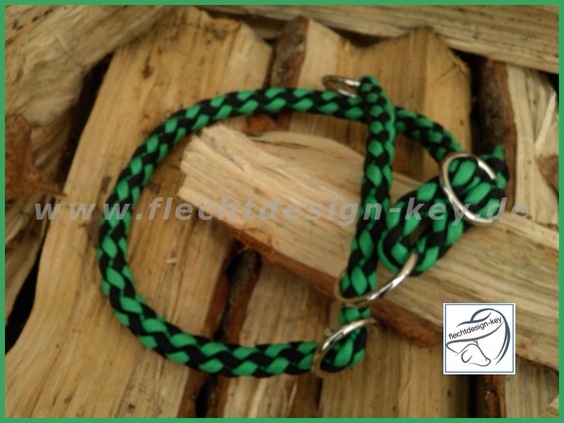 Halsband mit Zugstopp 8fach rund aus Paracord