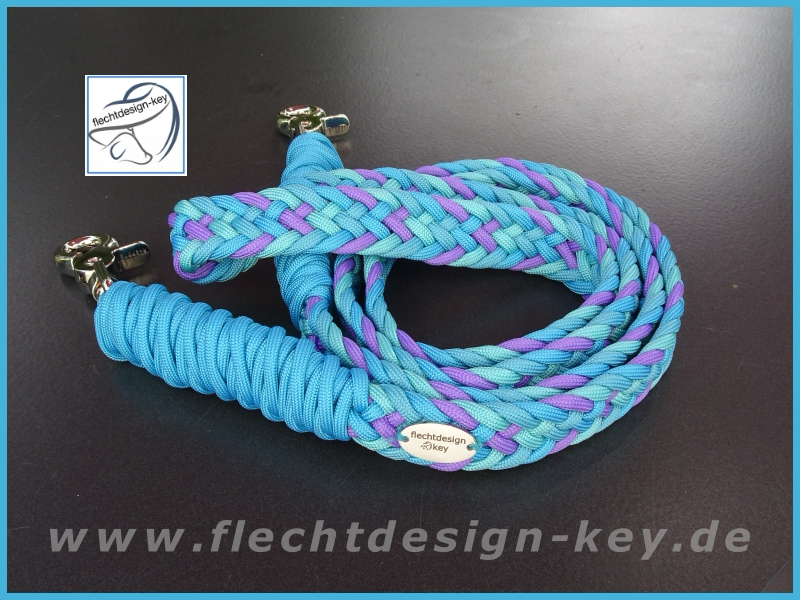 Paracord Zügel flach geflochten 20mm Fischgrät
