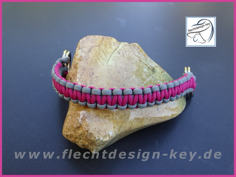 Sidepull - Nasenriemen zum Einschnallen aus Paracord geflochten