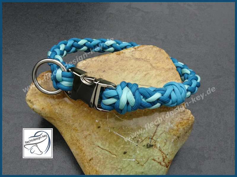 Halsband 8fach rund geflochten aus Paracord