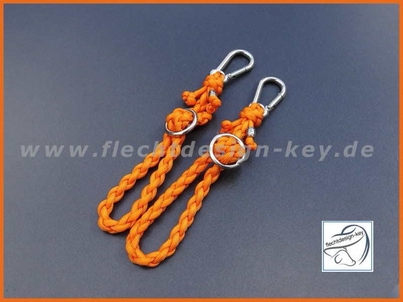 Plakettenhalter, Reitmarkenhalter aus Paracord