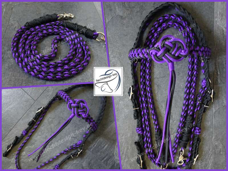 Westerntrense mit keltischem Knoten aus Paracord geflochten