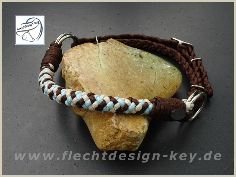 Sidepull-Nasenband aus Paracord rund geflochten, 6fach Katning