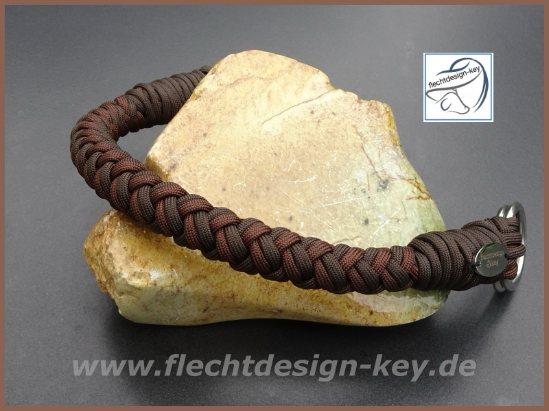 Sidepull-Nasenband aus Paracord rund geflochten