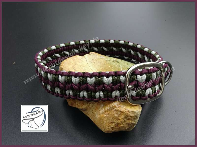 Hundehalsband aus Paracord mit Schnalle