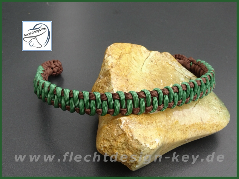 Geknüpfter Stirnriemen aus Paracord für Pferdezäume