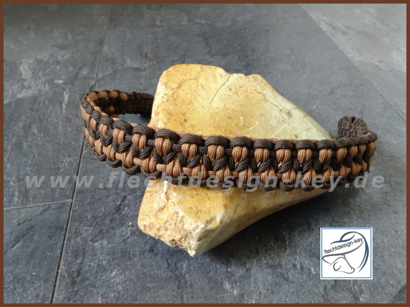 Paracord Stirnriemen für Trensen geflochten