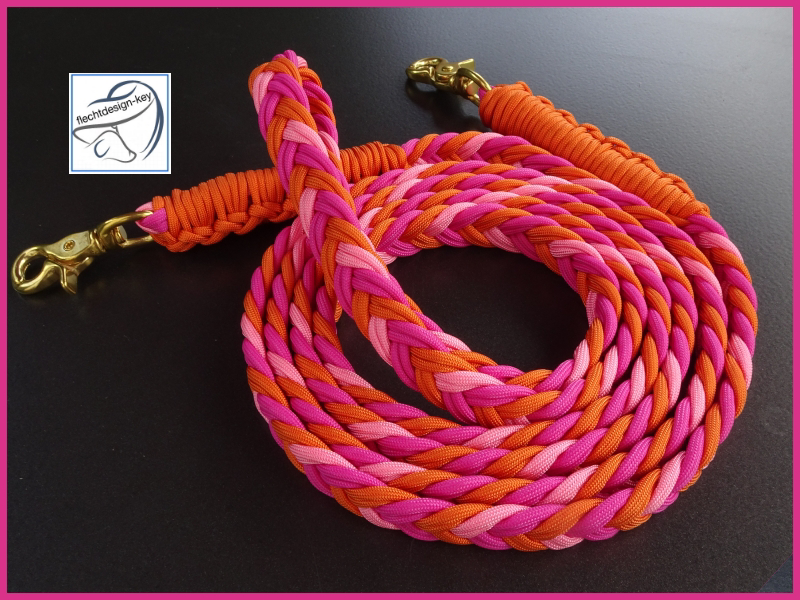 Flache Flechtzügel 5 Strand Braid