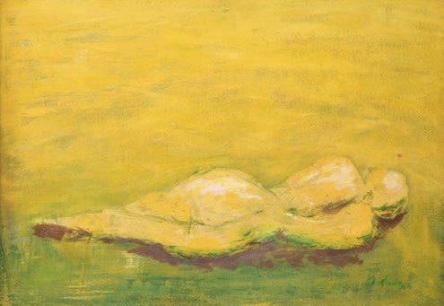 Ausruhen, 100 x 100 cm, 2010