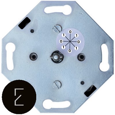 Interrupteur Rotatif En Porcelaine Amarcords – Style Rétro Noir, Vintage, Pour Lampe Ou Applique