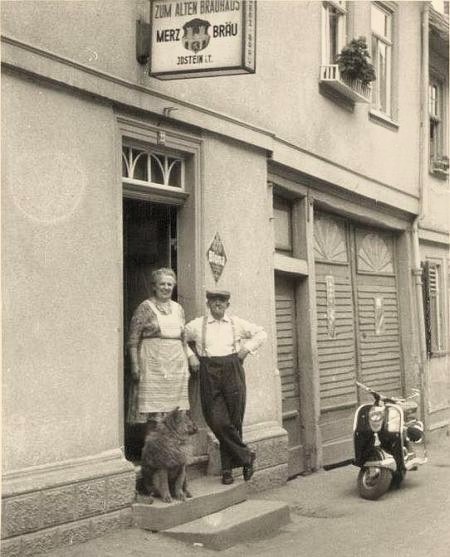 Die alte Wirtschaft der Familie Merz in der Borngasse