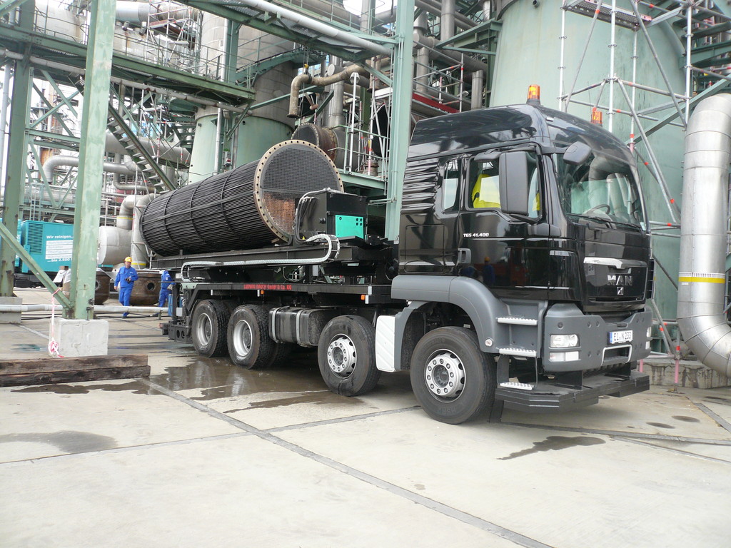Truck Mounted Tube Bundle Extractor for Heat Exchanger