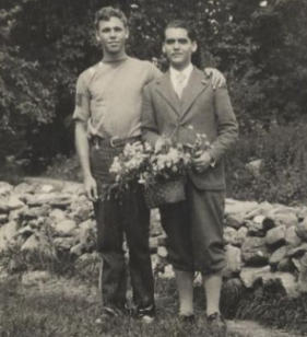 Lorca con su amigo Philip Cummings en Eden Mills, Vermont, 1929. CENTRO FEDERICO GARCÍA LORCA