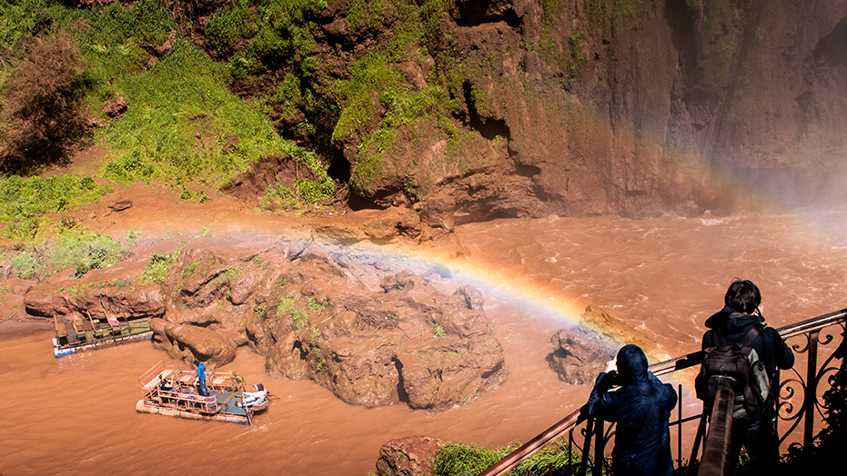 sopra l'arcobaleno - cascate di Ouzoud - Marocco