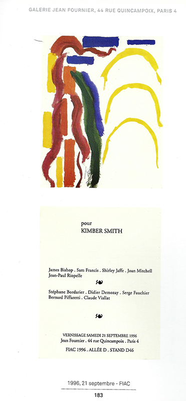 21 septembre 1996 "Pour Kimber Smith"