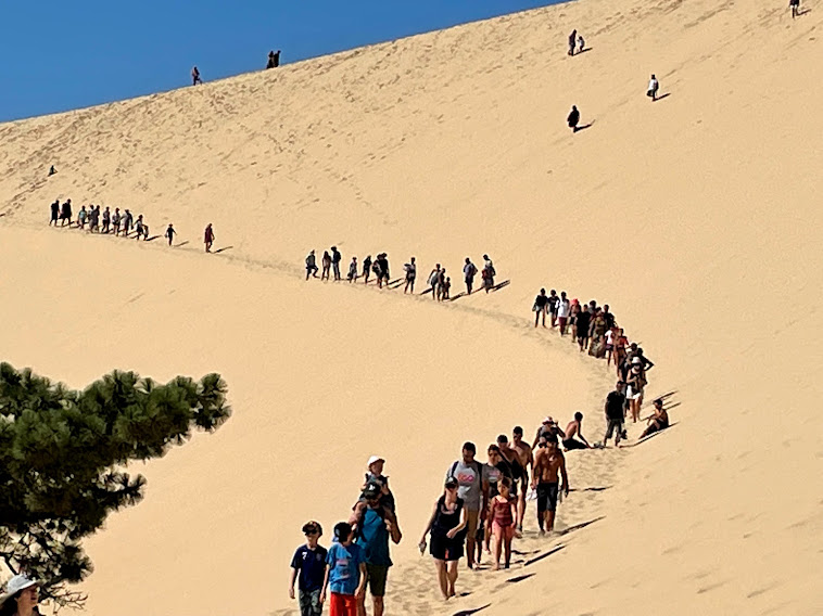 Descente de la Dune du Pilat