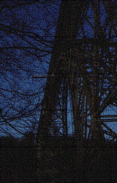 Müngstener Brücke vor blauem Januarhimmel