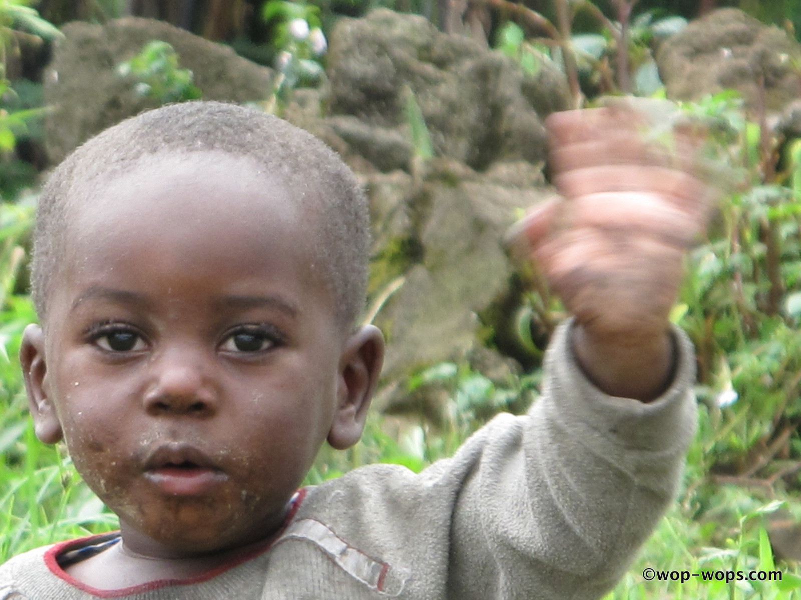 young supporter, Uganda, 2011