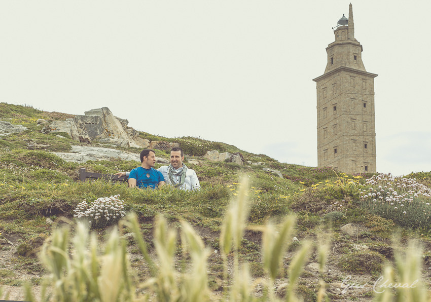 Prebodas en Torre de Hércules, Coruña, Gus Cheval