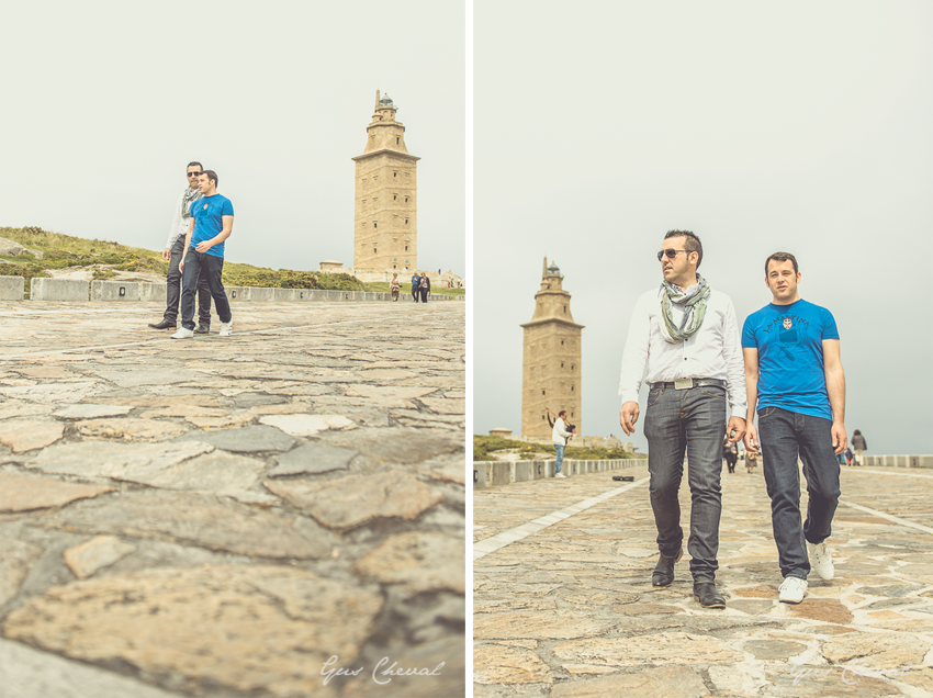 Prebodas en Torre de Hércules, Coruña, Gus Cheval