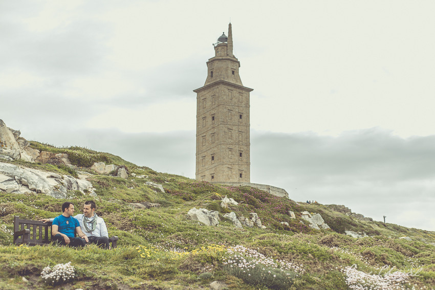 Prebodas en Torre de Hércules, Coruña, Gus Cheval