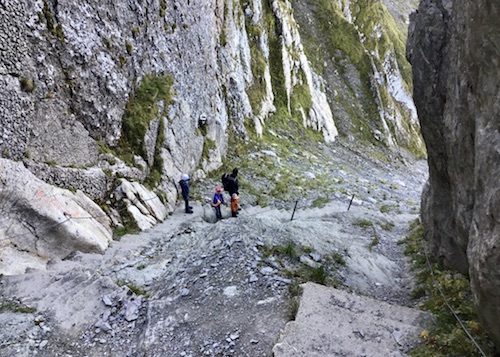 Bergwandern, Treppensteigen, Wandern, Aussicht, Schweiz, Alpen, Berneroberland, Lattgässli, Steil