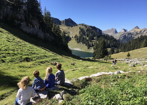 Oberstockensee, Kinder, Wiese, Wald, Haribo,