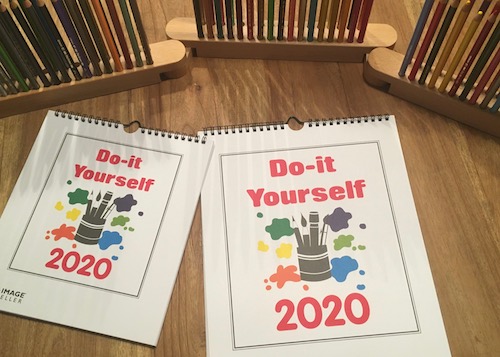 Bastelkalender, Farbstifte, Do-it Yourself