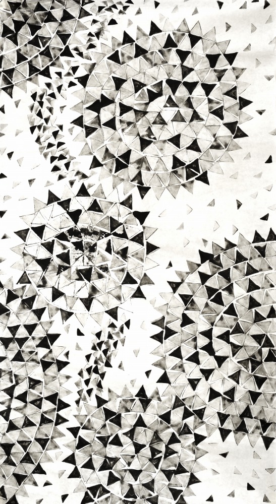 Abstract in Ink　143×77 2017