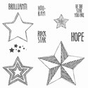 Be The Star Wood-Mount Stamp Set 