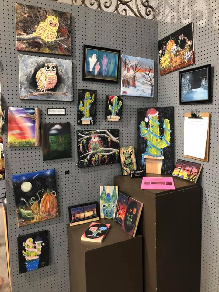 Class Paintings are always for sale at Main Street Arts for $20.00 each. We appreciate every single kind of support to help us keep instructing these classes. ❤️
