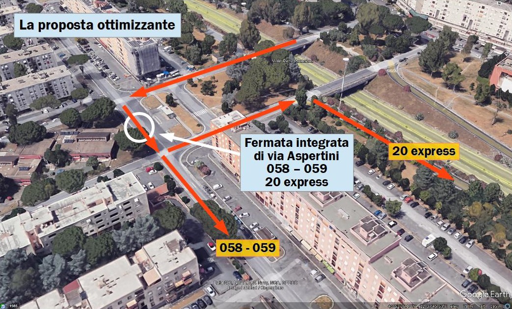 Via Aspertini: Perché correre 100 metri per un Bus?