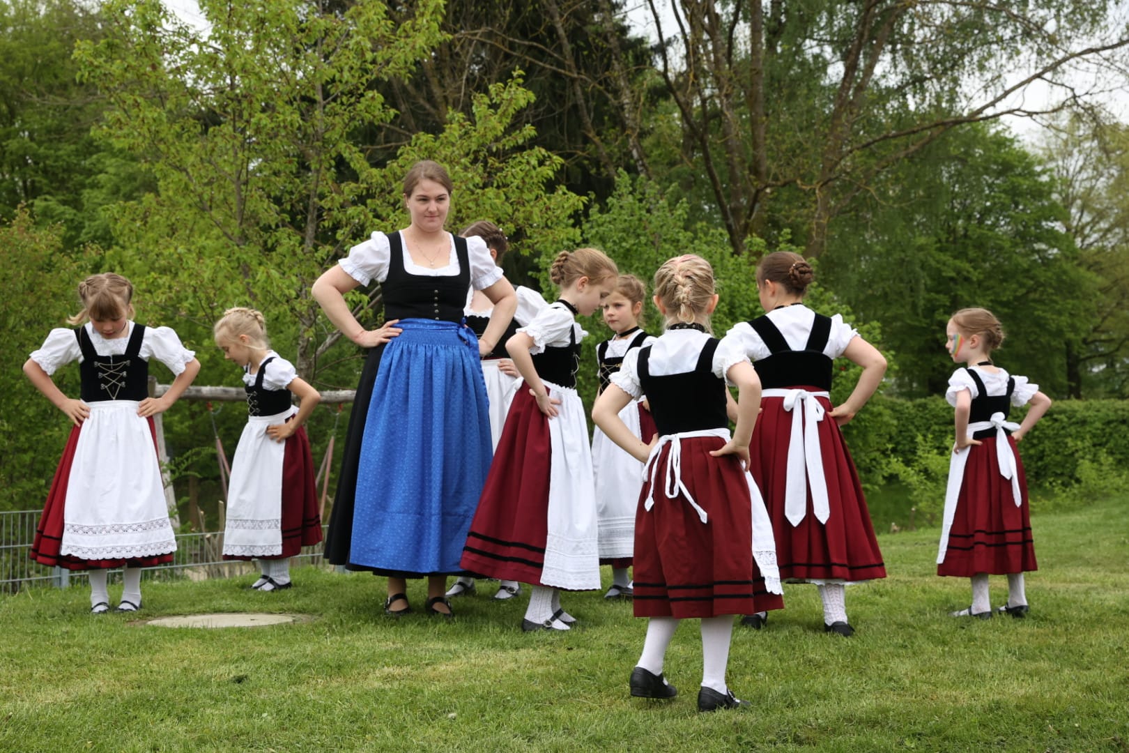 Auftritt beim Sommerfest des Kindergarten Kinderland Plus in Markt