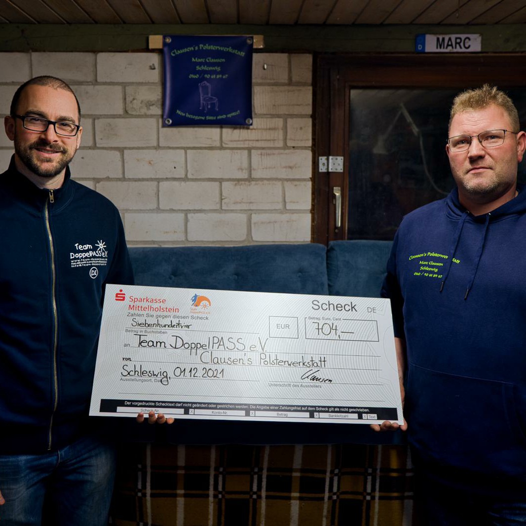704,- Euro von Clausen's Polsterwerkstatt