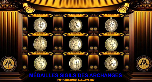 Talisman de protection contre la magie noire et la sorcellerie des 7 Archanges Gabriel, Samaël, Zadkiel, Uriel, Haniel, Michaël et Raphaël, protection céleste et délivrance à Montpellier, Hérault et France entière par l'expert Désiré Geoffroy PCS 227C.