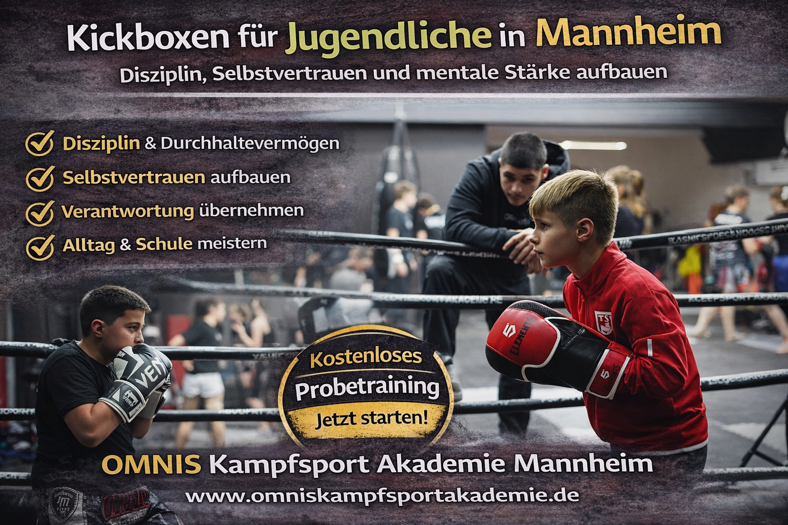 Kickboxen für Jugendliche in Mannheim