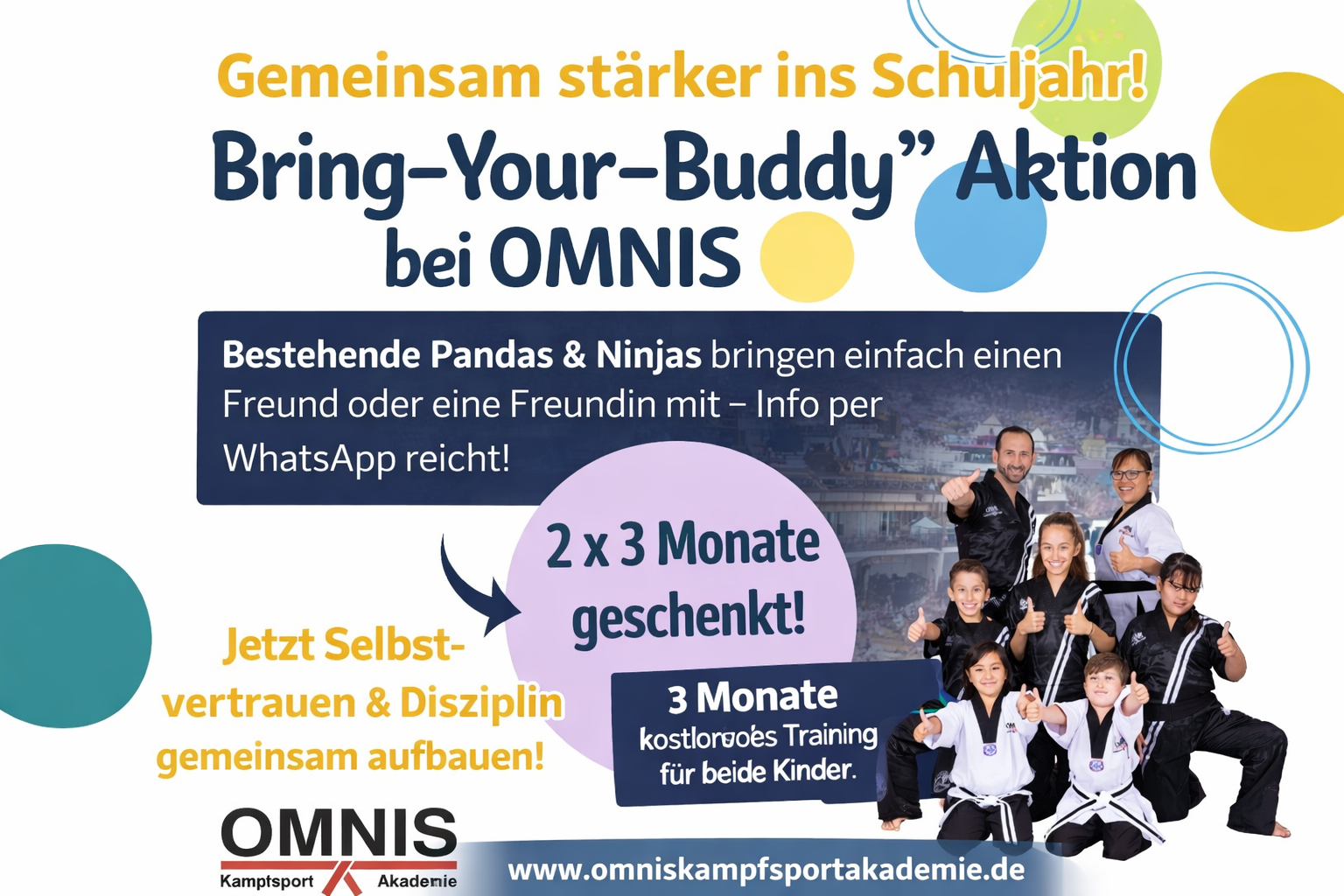 Gemeinsam stärker: Bring-Your-Buddy-Aktion bei der OMNIS Kampfsport Akademie Mannheim