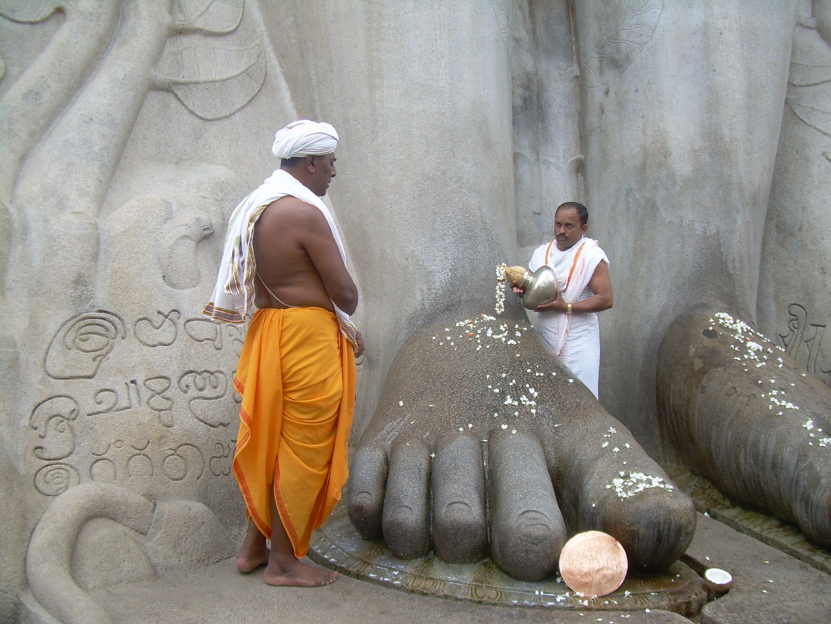 Puja - Sravanabelagola - Inde 2013