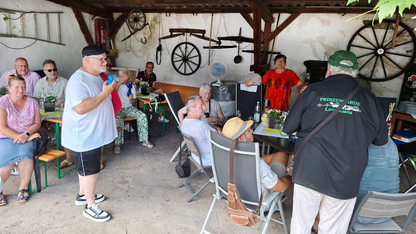 Viertes Weintasting der Prinzengarde Leverkusen
