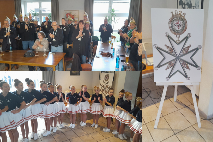 Die Session der Prinzengarde beginnt mit der Ordensverleihung